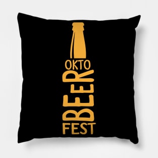 Oktoberfest Shirt OktoBeerFest Beer Stein Pillow