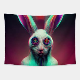 The Trippy Rabbit (2) Tapestry