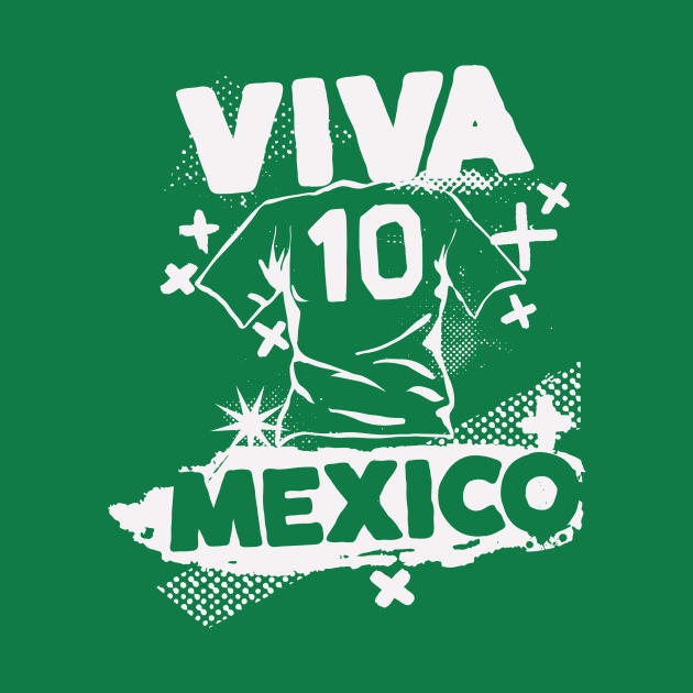 Vintage Mexican Football // Retro Grunge Mexico Soccer by SLAG_Creative