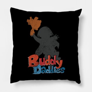 BUDDY DADDIES ANIME COVER INSPIRED DISTRESSED Pillow