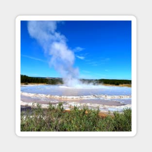 Large Steaming Geyser Magnet