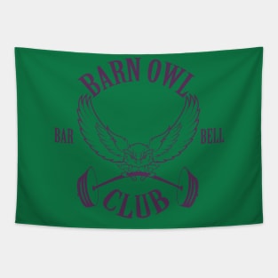 Barn Owl Barbell Club - Purple Tapestry