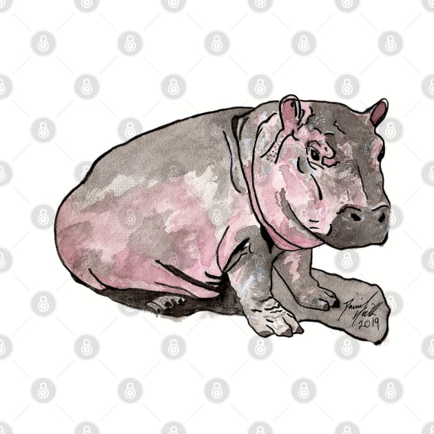 Baby Hippo by BladeAvenger