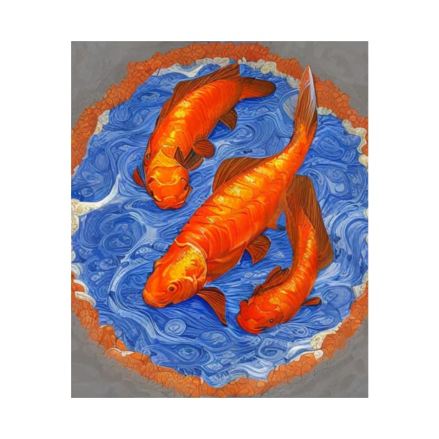 The Art of Koi Fish: A Visual Feast for Your Eyes 6 by Painthat