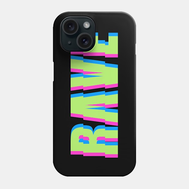 Neon Raver Phone Case by NeonSunset