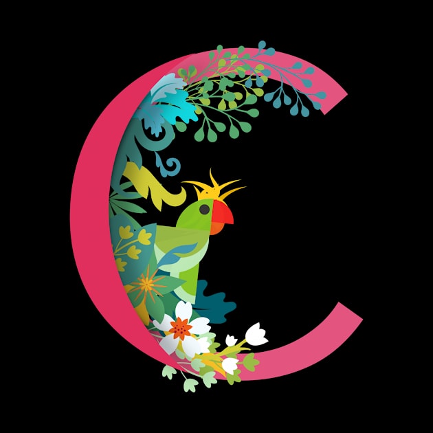 Tropical alphabet C by Susana