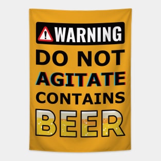 Contains Beer Tapestry