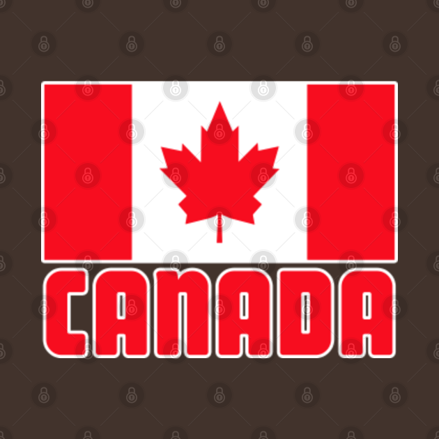 Disover Canada - Canadian Hockey is the best - Canucks - Northern Lights - Niagara Falls - Canadian Bacon - Canada Flag - T-Shirt