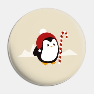 Christmas Penguin in the south pole Pin