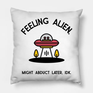 alien abduction Pillow