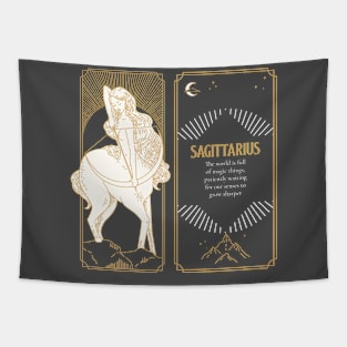 sagittarius zodiac sign Tapestry