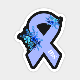 Irritable bowel syndrome awareness ribbon Magnet