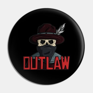 Red Dead Outlaw Pin