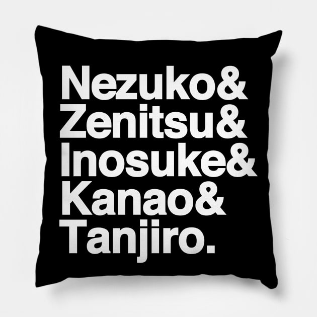 Demon Slayer Jetset Pillow by huckblade