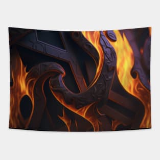 Fire, Epic, With pattern, Si-fi, Deco Tapestry