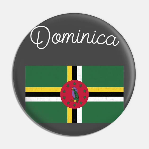 Dominica Flag Pin by phenomad