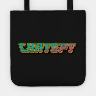 Colorful ChatGPT Tote