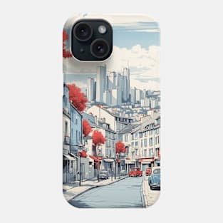 Issy Les Moulineaux France Vintage Travel Poster Tourism Phone Case