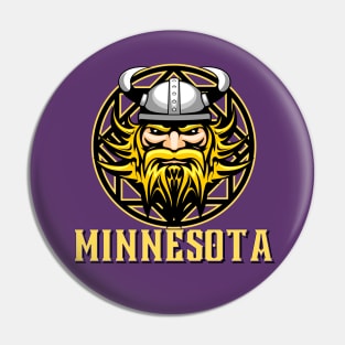 Minnesota Football NFL - Beserker Viking Pin