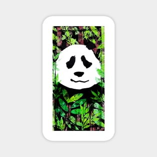 Bamboo and Chill (in black) Magnet