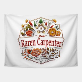 Karen Carpenter Flower Vintage Tapestry