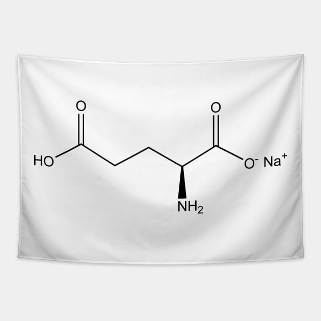 Monosodium Glutamate MSG C5H8NO4Na Tapestry by Zeeph