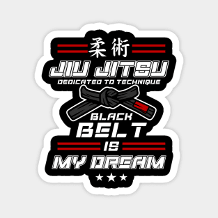 JIU JITSU BLACK BELT Magnet