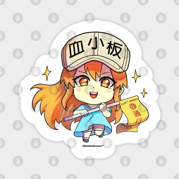 Hataraku Saibou: Cells at Work - Platelet-chan Magnet by Anime Access