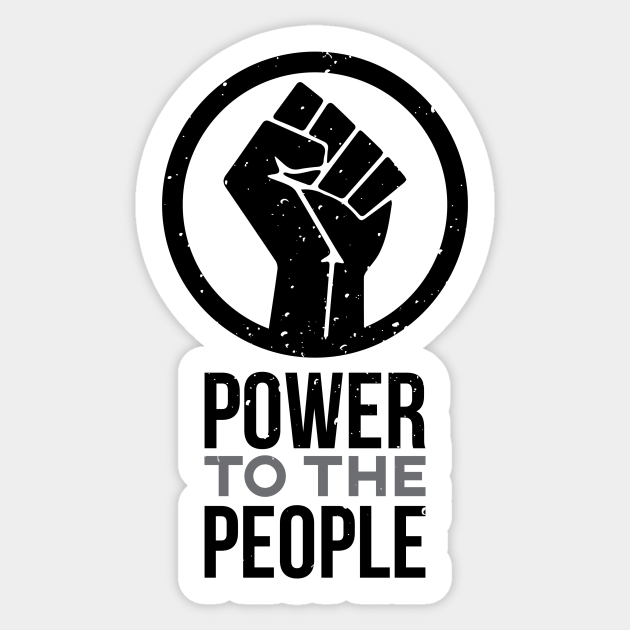 power to the people fist