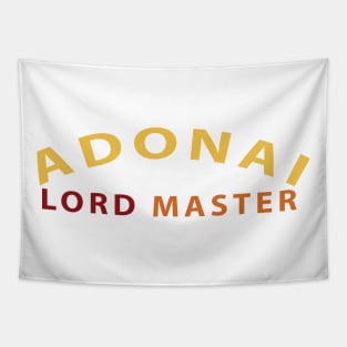 Adonai Lord Master Inspirational Christian Tapestry