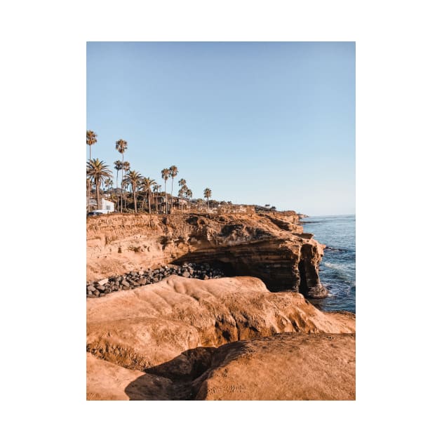 Sunset Cliffs and Palm Trees, California - Travel Photography by BloomingDiaries