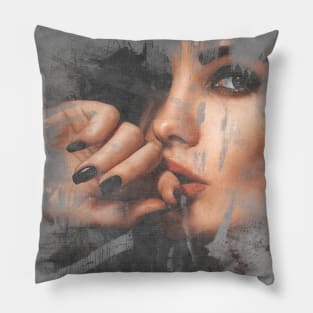 Brush Design Pillow