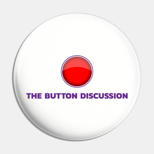 The Button Discussion Logo Pin by ForgetBeingCool