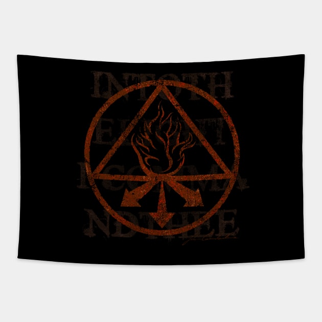 I Command Tee Tapestry by d3fstyle