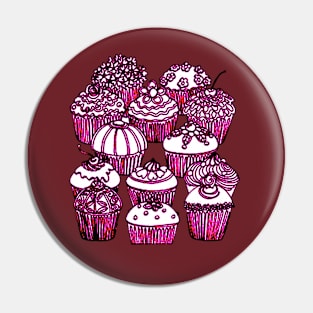 Cupcakes Pin