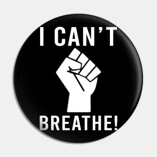 Black Power I Can't Breathe Black Lives Matter Pin