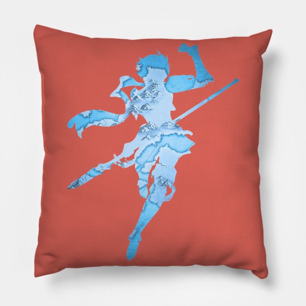 Hinoka: Warrior Princess Pillow by Raven's Secret Shop