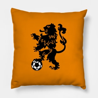 Dutch lion with soccer ball Netherlands soccer dutch soccer Pillow