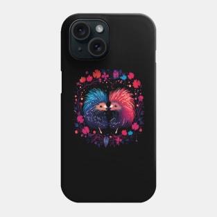 Porcupine Couple Valentine Phone Case