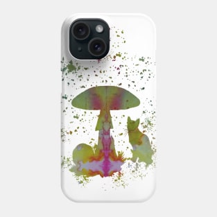 Mushroom cat Phone Case