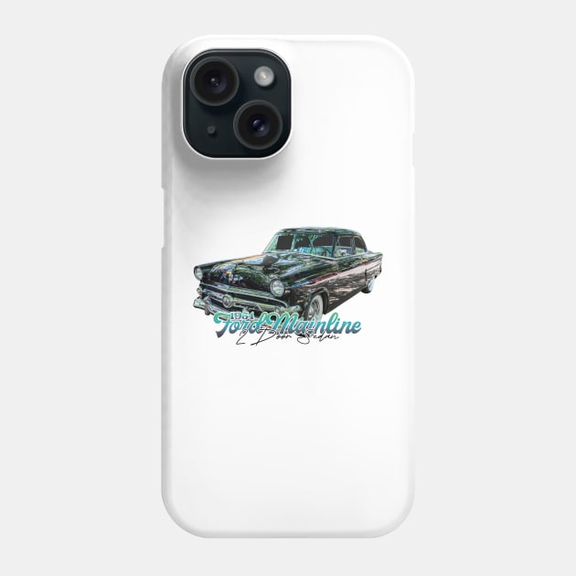 1954 Ford Mainline 2 Door Sedan Phone Case by Gestalt Imagery