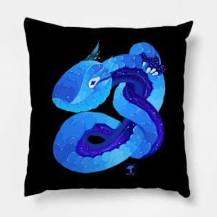 Ice Dragon Pillow