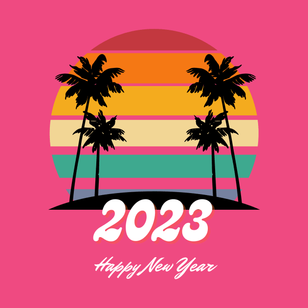 Beach Camp Lover New Year 2023 t-shirt by Tshirt design fun