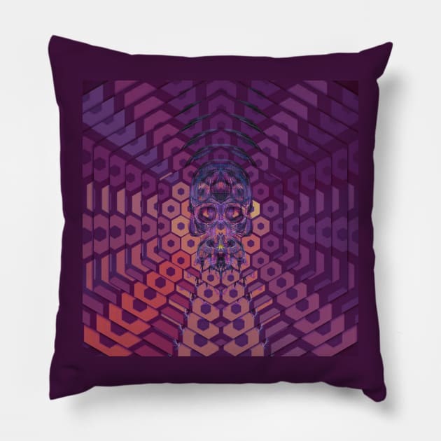 Electroluminated Skull Radiate - Orchard Pillow by Boogie 72