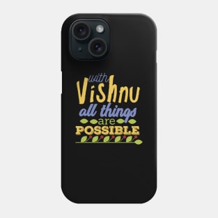 Religious Vishnu Apparel Hindu God Hinduism T-Shirt Phone Case