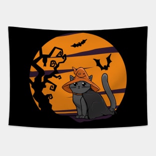 Cat witch Tapestry