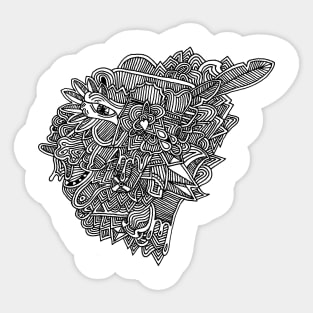 Funky Little Pigeon Sticker for Sale by sillysellsstuff