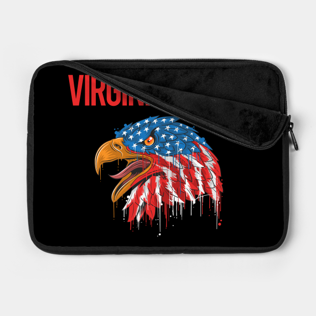 Discover USA Eagle Virginia Beach - Virginia Beach - Laptop Case