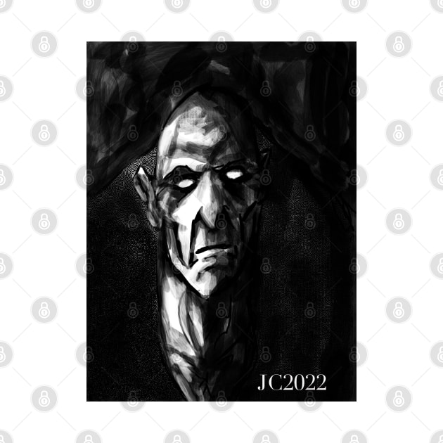 The Dead Man portrait (original) by StagArtStudios