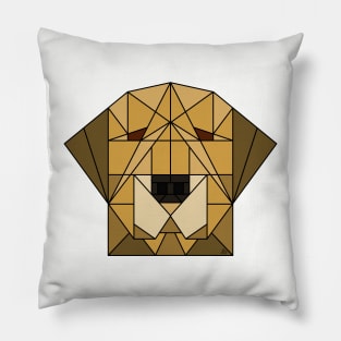 Labrador - Geometric Abstract Pillow